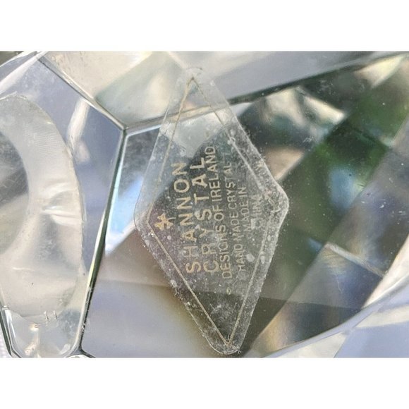 Shannon Irish Handmade Crystal Swan Paperweights Set Of Two - Picture 4 of 5